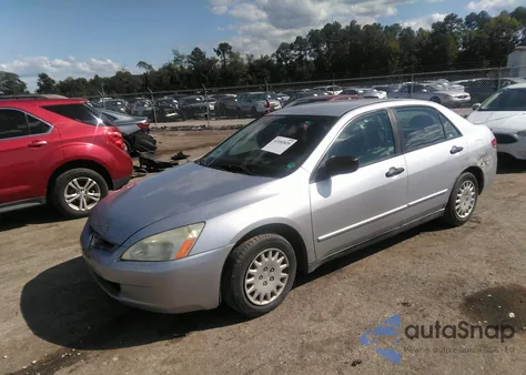 2004 Honda Accord 2.4 Dx из США, поврежденный, VIN 1HGCM56154A032586